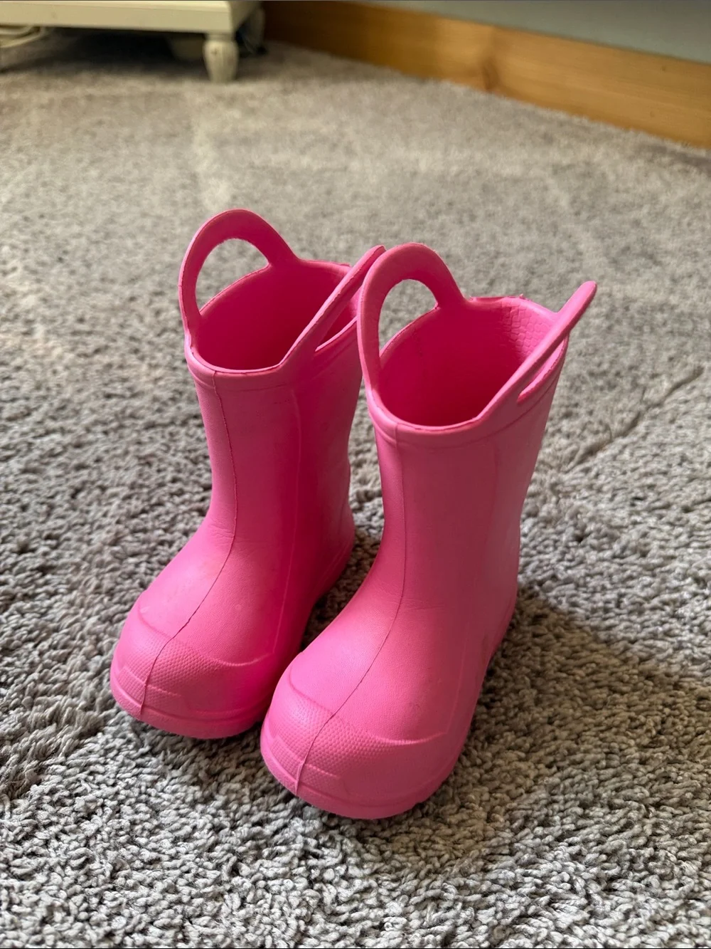 Bear Paw toddler size 4 lightweight rain boots. Pink
